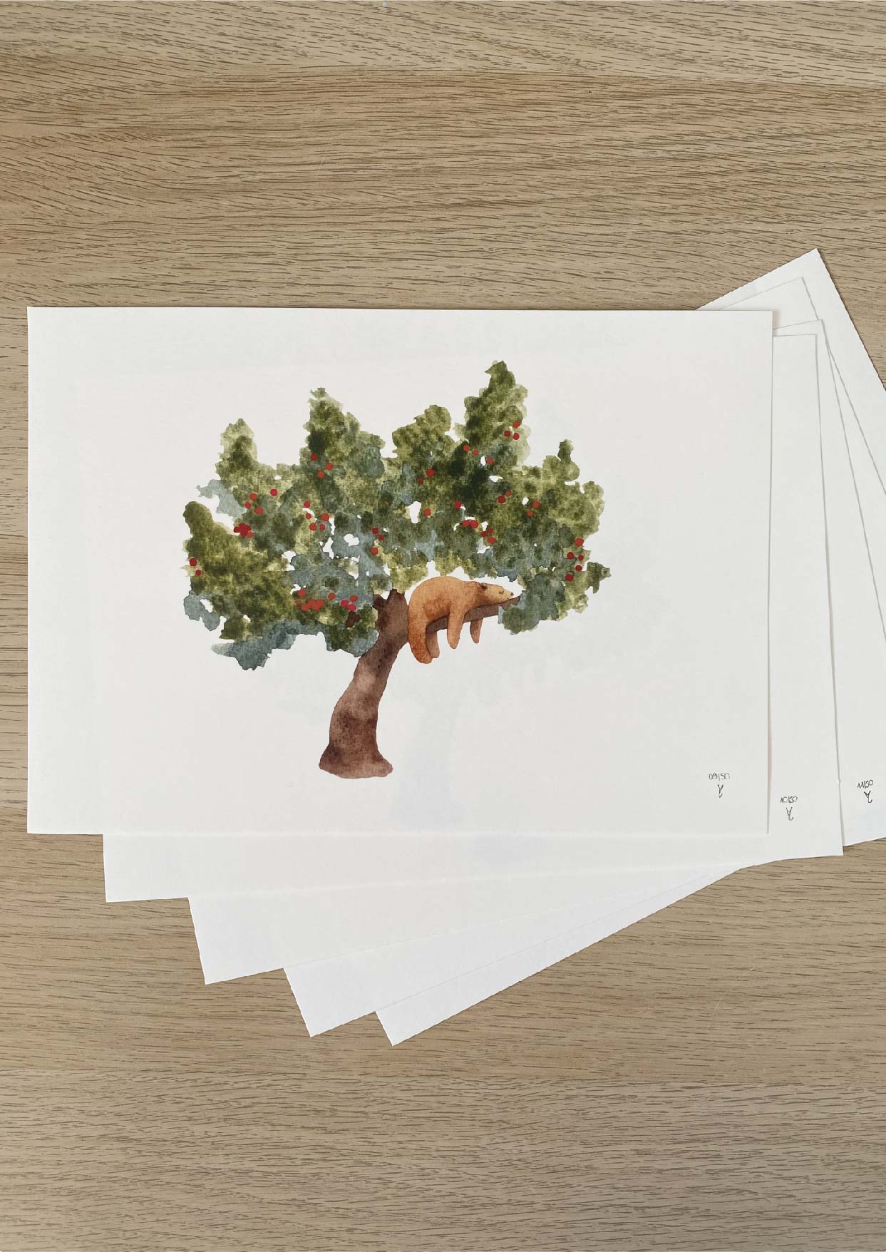 L'ours et l'arbre à fraises