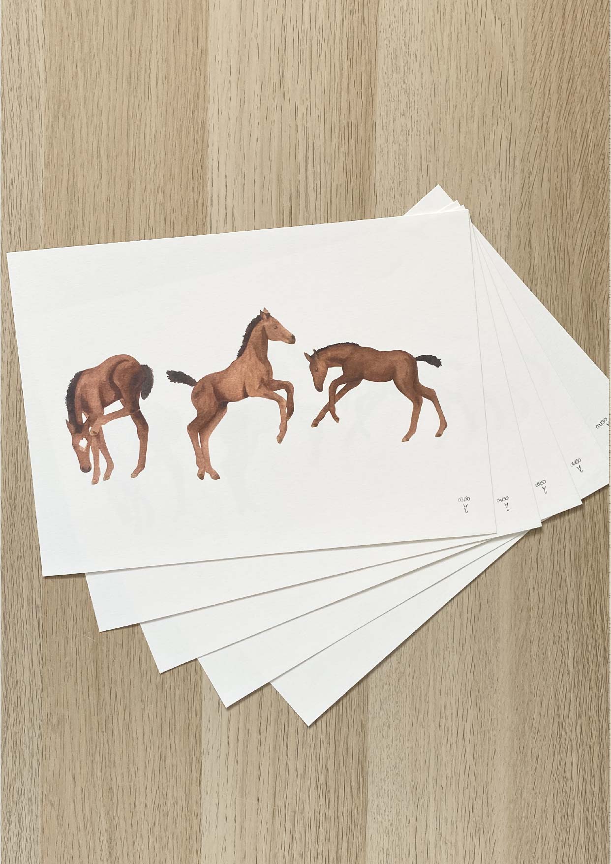 Les trois poulains