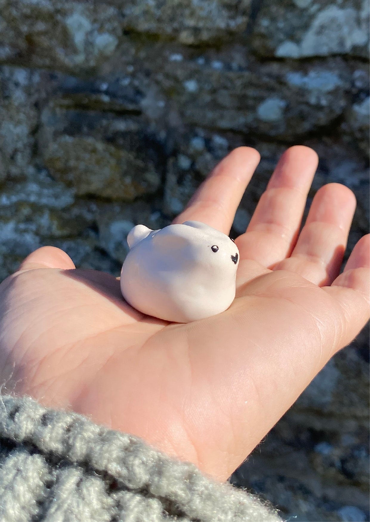 Le lapin en boule