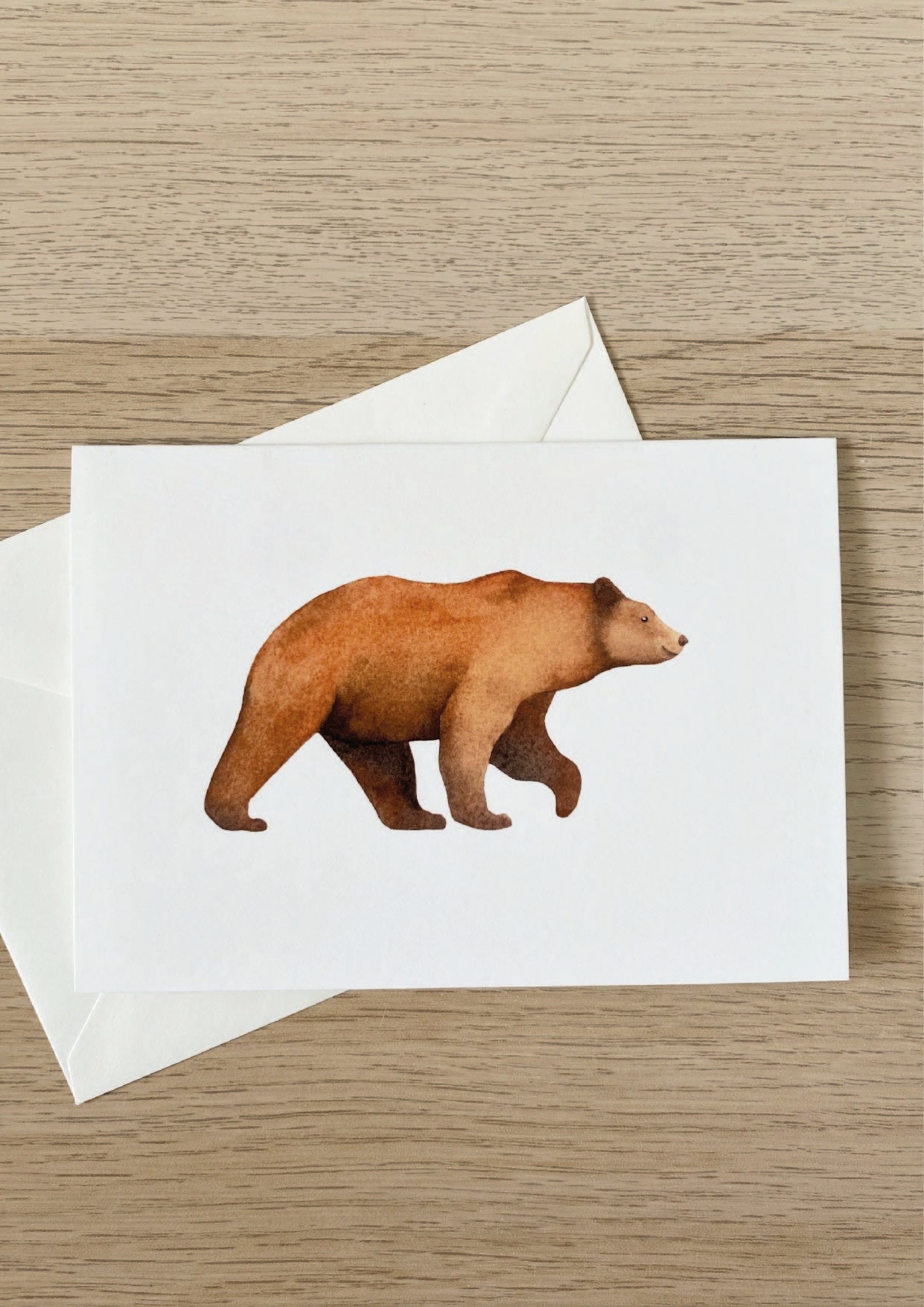 Carte l'ours brun