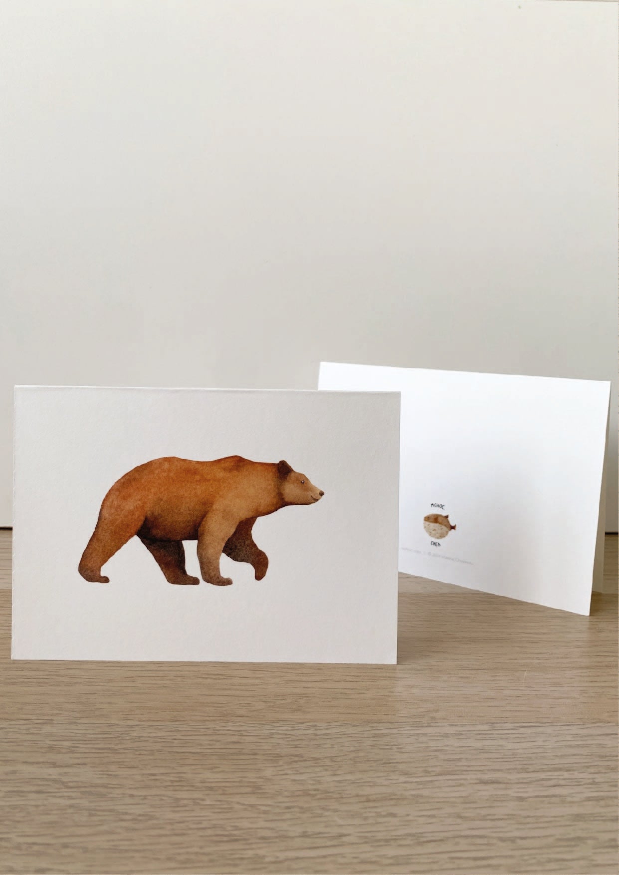 Carte l'ours brun