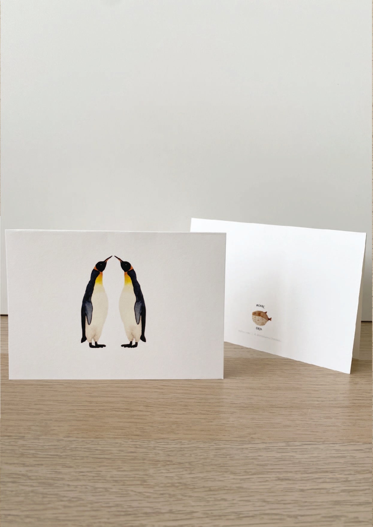 Carte les manchots amoureux