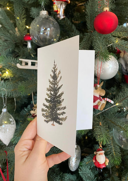 Christmas card tree